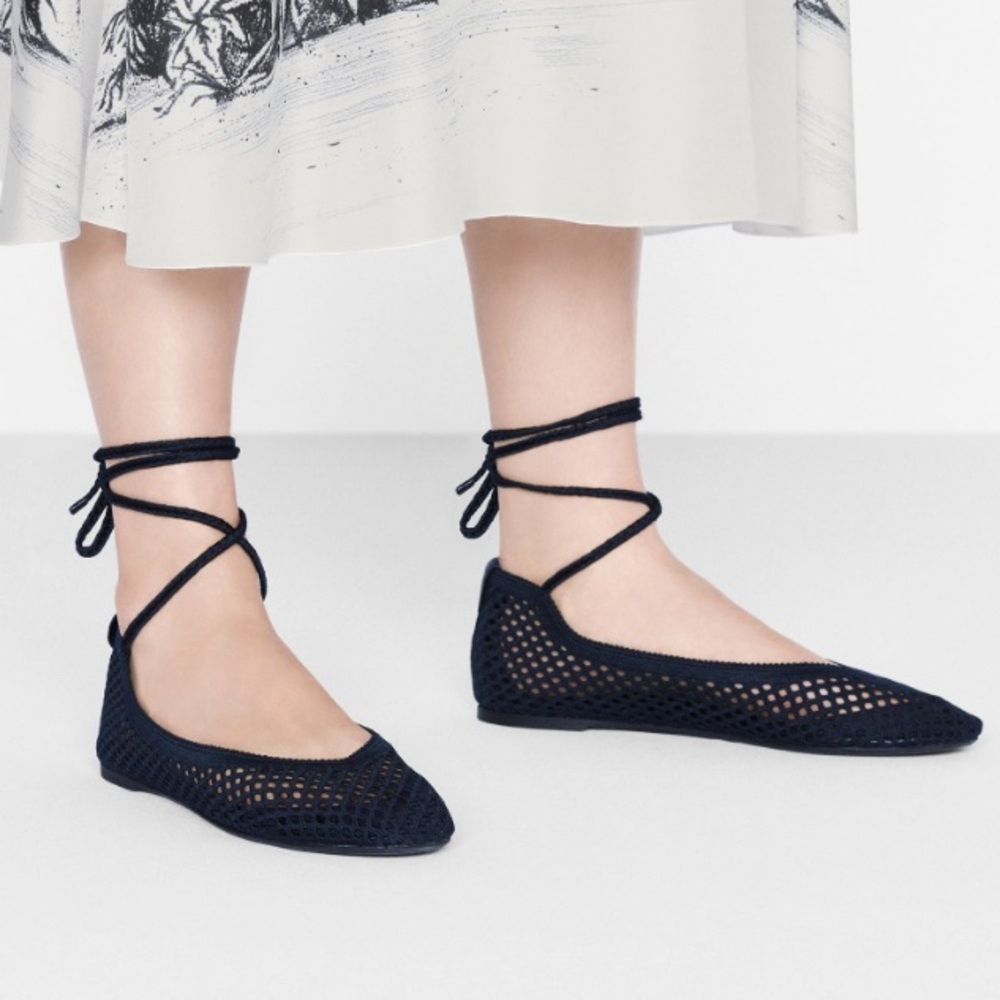 NIB Dior Poeme Ballet Flats 37.5, Black